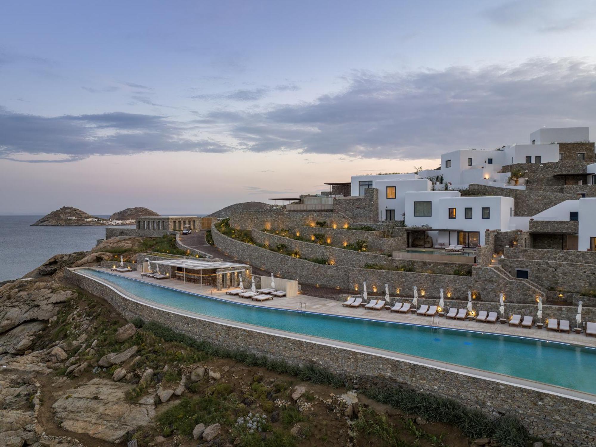 Cali Mykonos Hotel Kalafatis Ngoại thất bức ảnh