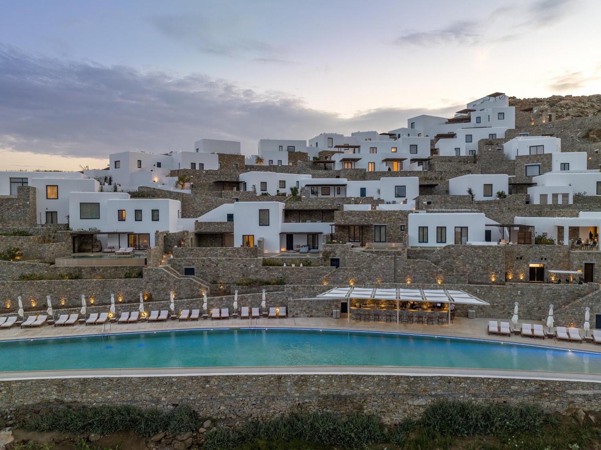 Cali Mykonos Hotel Kalafatis Ngoại thất bức ảnh