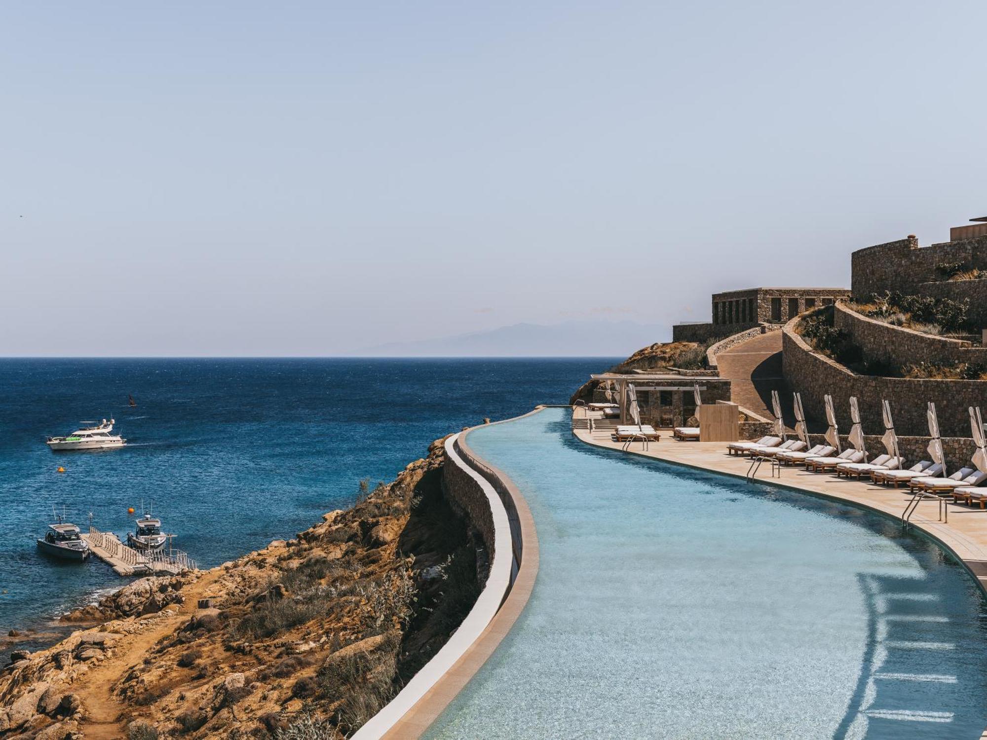 Cali Mykonos Hotel Kalafatis Ngoại thất bức ảnh