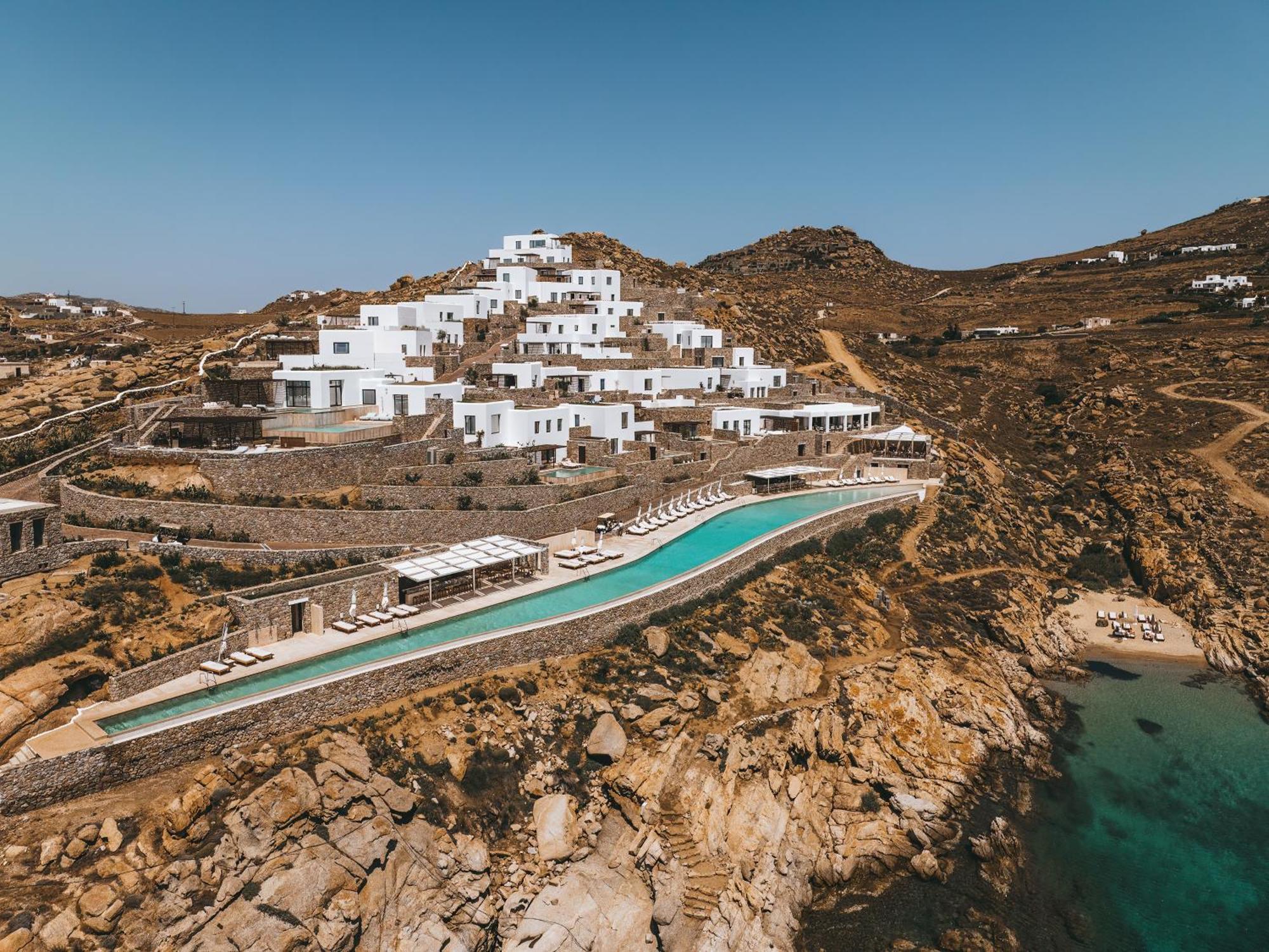 Cali Mykonos Hotel Kalafatis Ngoại thất bức ảnh